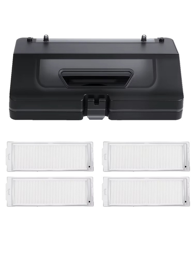 WINDNINJA 2-in-1 Wassertank-Staubbehälter-Set für Xiaomi Mijia Mop Pro, 3C, STYJ02YM, B106CN, S10EU, S12 und VIOMI V2, V2 Pro, V3 Roboterstaubsauger aus Kunststoff - Bild 5