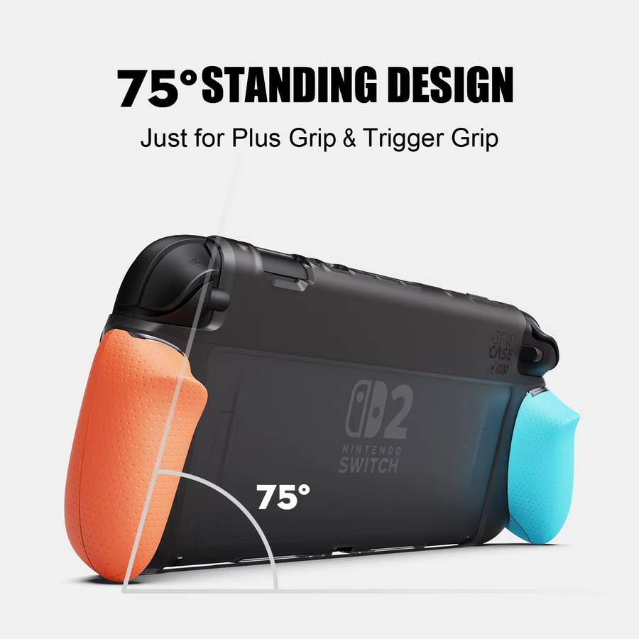 Skull & Co. Savage Raven GripCase mit austauschbarem ergonomischem Griff für Nintendo Switch 2 in Purple und Green - Bild 2