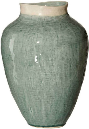 Ritzenhoff & Breker Vase Lucca in Grün aus Keramik, amphorenförmig, Höhe: 31 cm