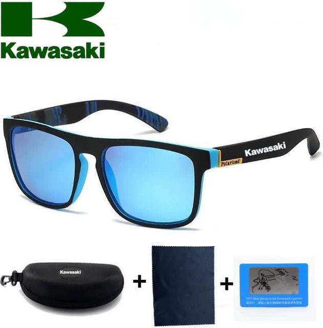 Kawasaki Sonnenbrille, polarisiert, Vollrand, Kunststoff, black, Unisex - Bild 1