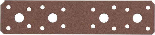 GAH Alberts Duravis Flachverbinder aus Stahl, Rostbraun, B/H/T: 18,0 x 4,0 x 3,0 mm - Bild 1