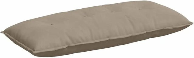 vidaXL Rückenkissen aus Mikrofaserstoff in Taupe, B: 120 cm, H: 50 cm - Bild 1
