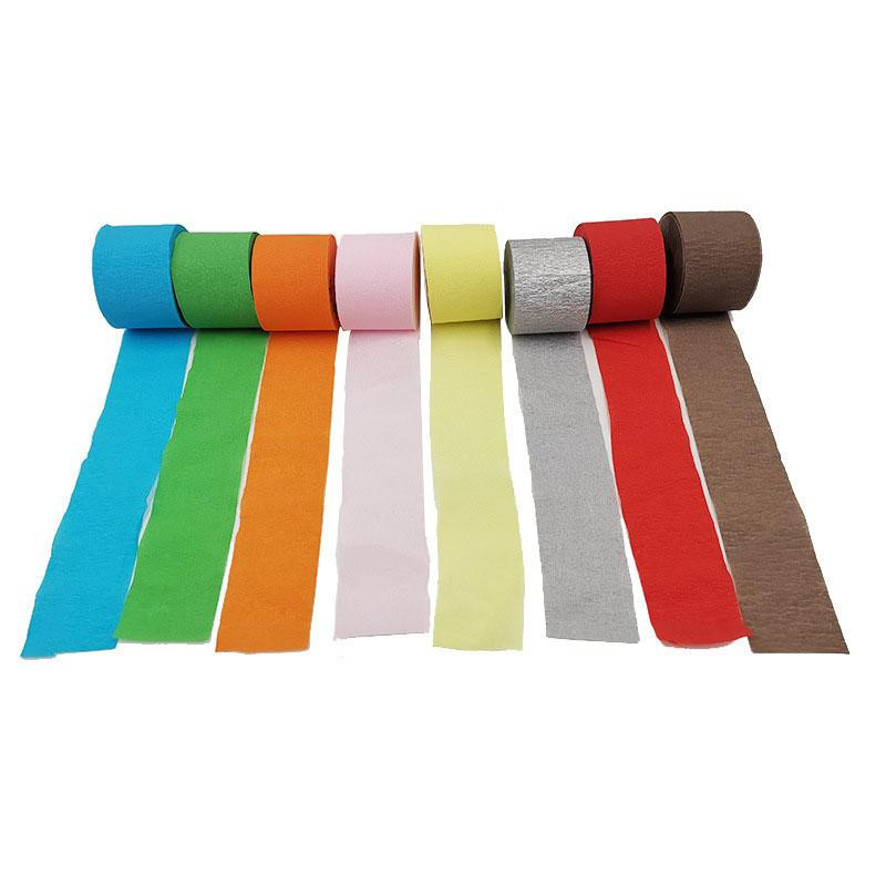 Origami Krepppapier Rolle in Multicolour für DIY Bastelarbeiten und Hochzeitsdekoration, B: 4.5 cm, L: 25 m - Bild 3