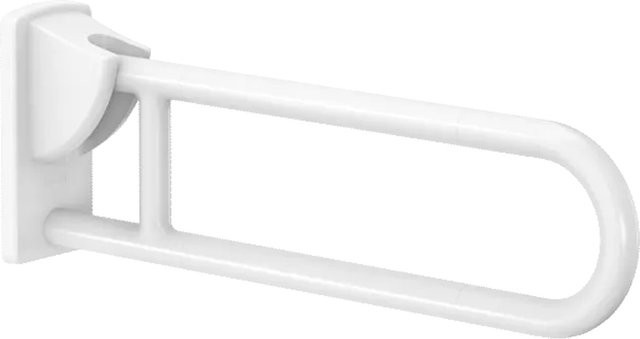 Delabie Stützklappgriff D32 Nylon in Naturweiß, wandmontiert und klappbar - Bild 1