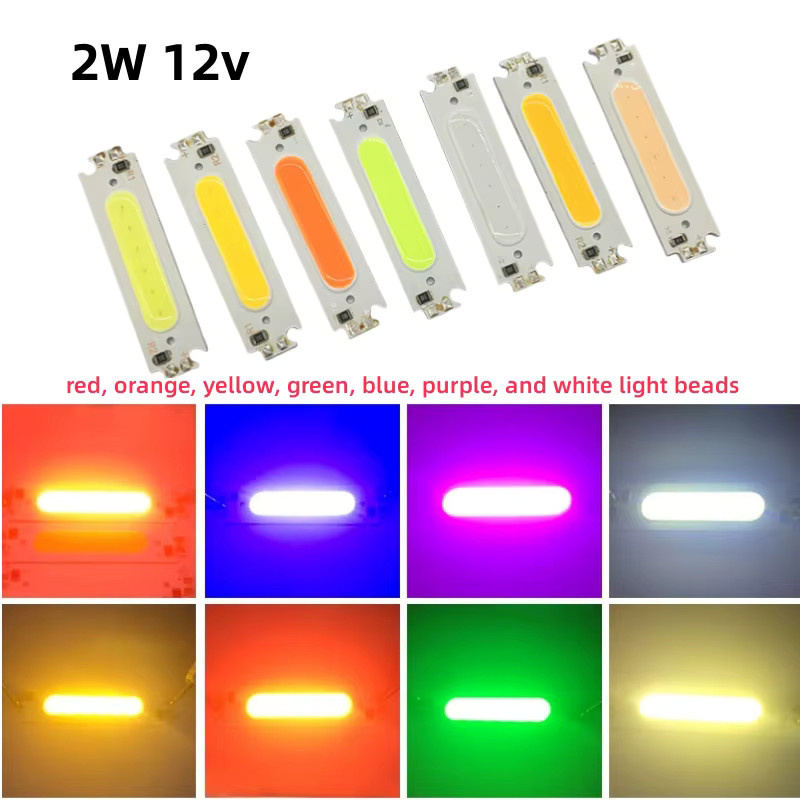 SAGE LU MEI COB LED Streifen Licht DC 12V 2W Bar Lichtchip 60 x 15 mm in Weiß, Rot, Grün, Blau, Rosa oder Lila - Bild 2