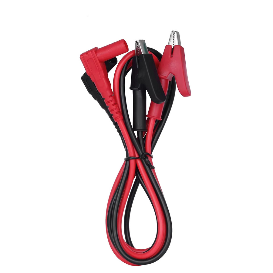 20A Multimeter Testkabel mit 4mm Bananenstecker und Krokodilklemmen, 90 cm Doppelsonde Anschlusskabel für Messwerkzeuge - Bild 3
