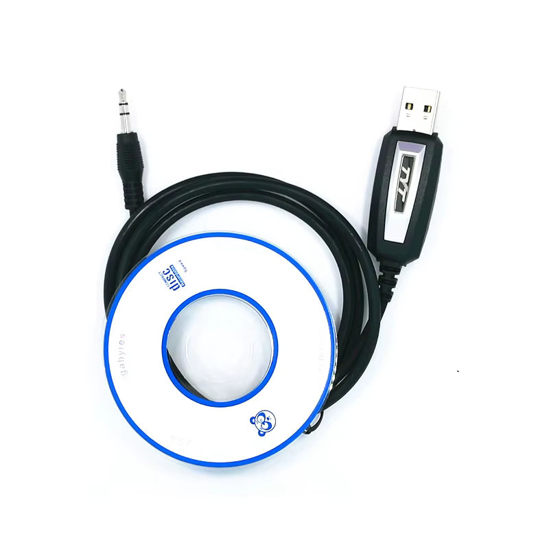 TYT USB-Programmierkabel mit 3,5 mm Klinke und CD-Software für Mobilfunkgeräte TYT TH-9000 und TH-9000D in Schwarz - Bild 2