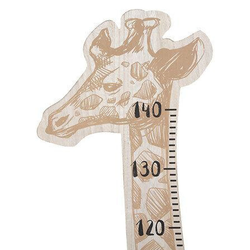 Atmosphera Kindermesslatte Giraffe aus Holz in Beige, B/H: 36 x 140 cm - Bild 2