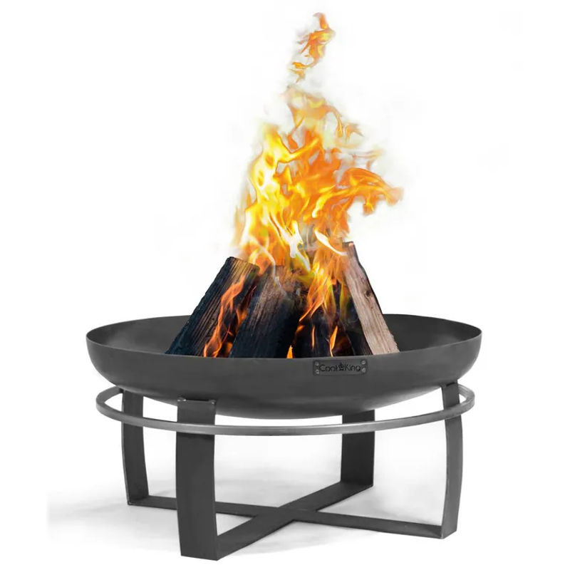 CookKing Feuerschale Viking mit umlaufendem Tragegriff, Schwarz, Durchmesser: 80 cm, Höhe: 36 cm - Bild 9