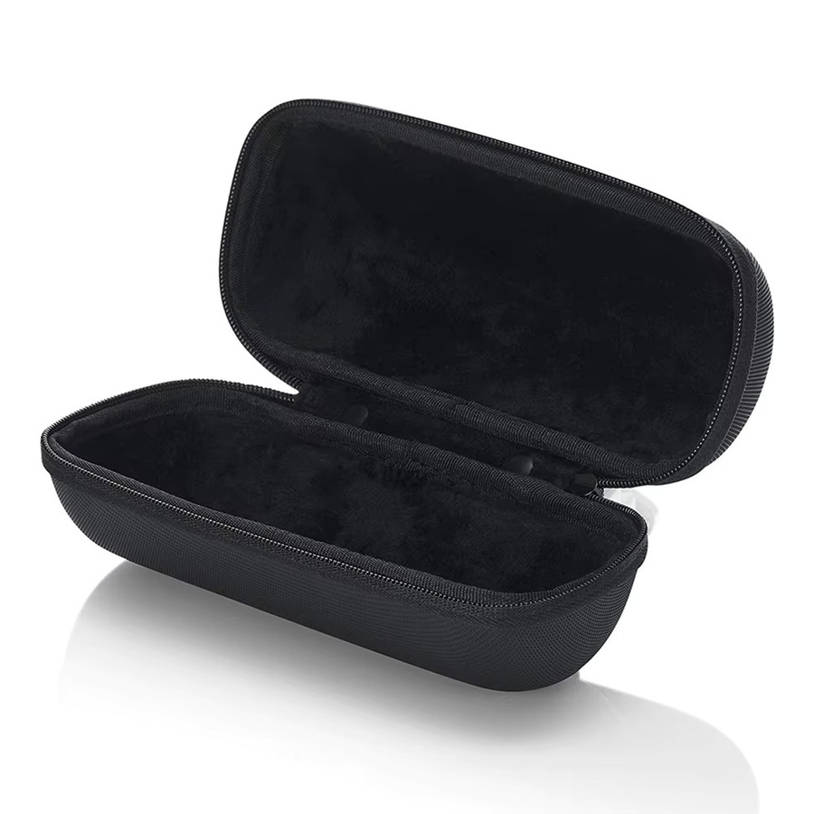 LAIMANEI Tragbare Bluetooth-Lautsprecher-Tasche für Flip6 aus TPU Nylon und EVA Hartschale mit Handschlaufe und Karabiner, Schwarz - Bild 4
