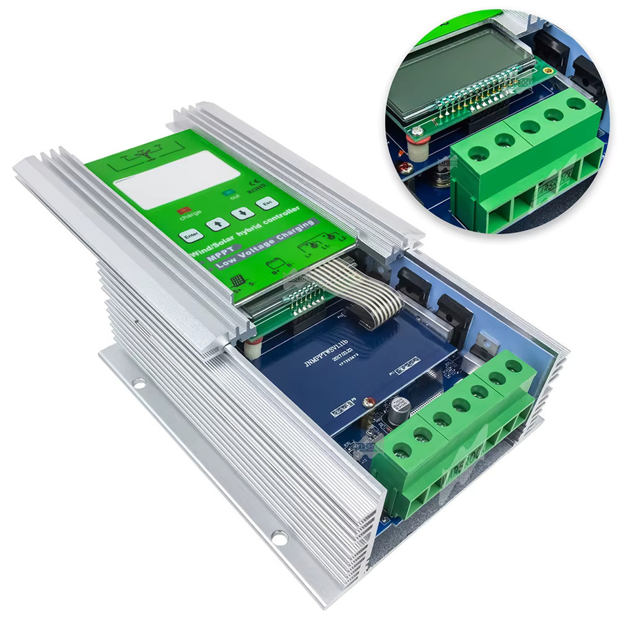 MARS ROCK Hybrid MPPT Solar Wind Laderegler 1400W für 12V 24V Systeme - Bild 2
