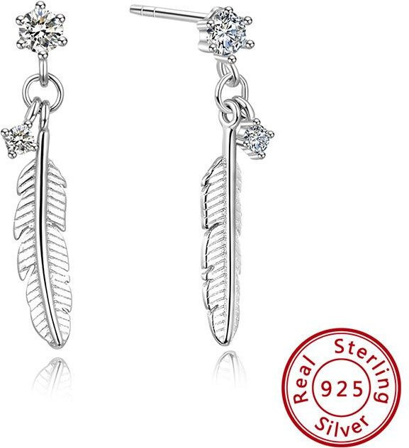 Steckerohrringe 925 Silber, Zirkonia, Damen, Vintage - Bild 1