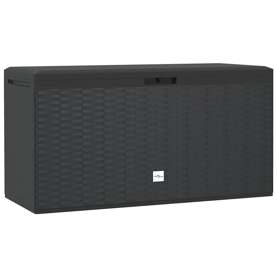 Furnicato Gartenbox Anthrazit B/T/H: 114 x 47 x 60 cm - Bild 2