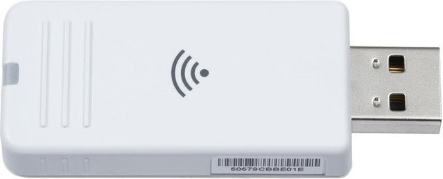 Epson ELPAP11 Dual Wireless Adapter Netzwerkmedien-Streaming-Adapter in Weiß mit Wi-Fi und USB-A für Epson EB-L770, PU1006, PU1007, PU2010, PU2120, PU2220, MeetingMate EB-1480 und PowerLite X06 - Bild 1