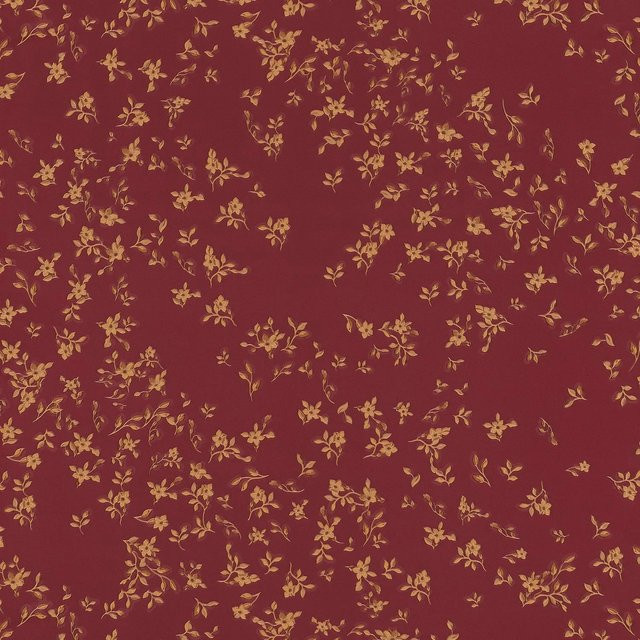 Profhome Floral Tapete mit Blumenmuster in Rot Gold Braun, glänzend, B: 0,70 m x L: 10,05 m - Bild 1