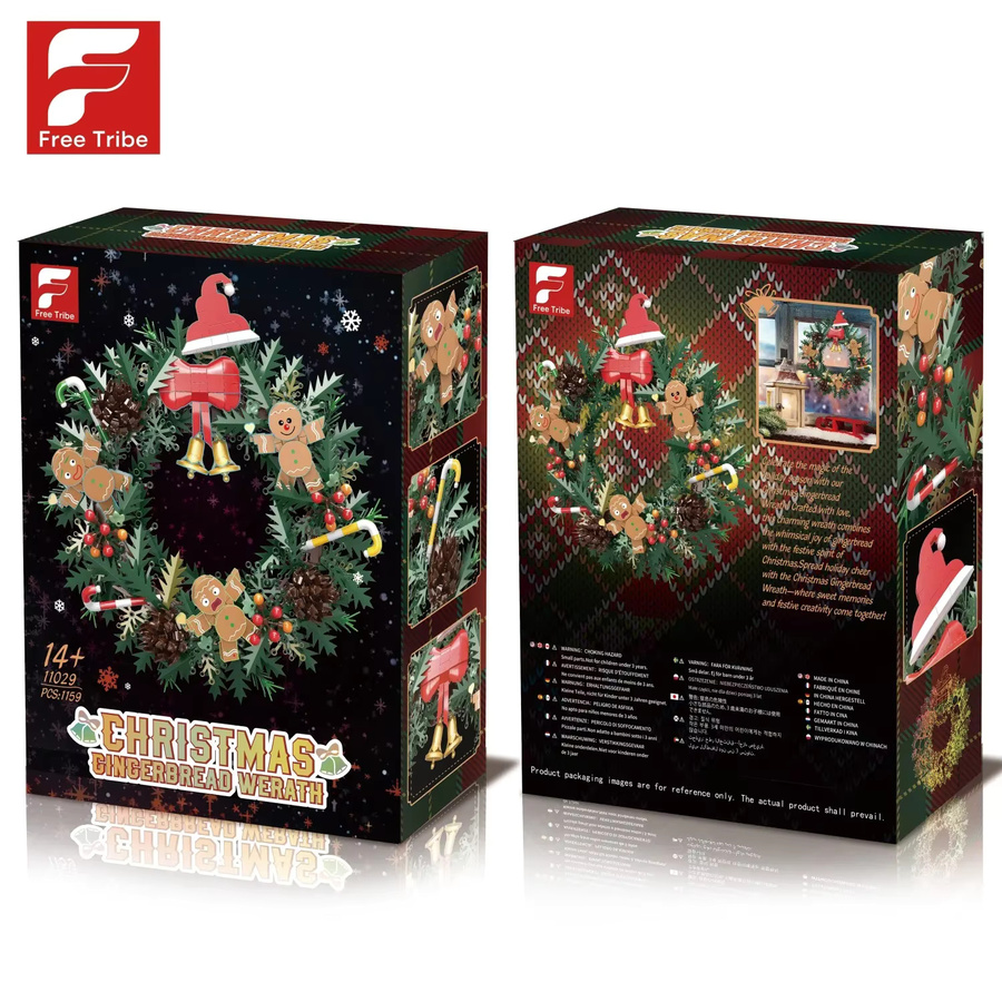 AMAZINGBLOKS Weihnachten Lebkuchenmann Girlande, Bausteine, 1159 Teile, ab 14 Jahren - Bild 4