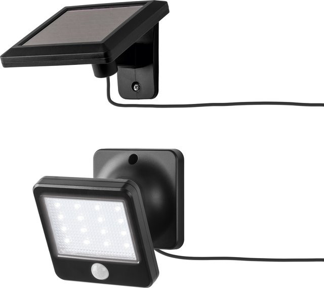 LIVARNO LED-Solar-Strahler mit Bewegungssensor und IP44 Schutzart in Weiß oder Schwarz - Bild 1