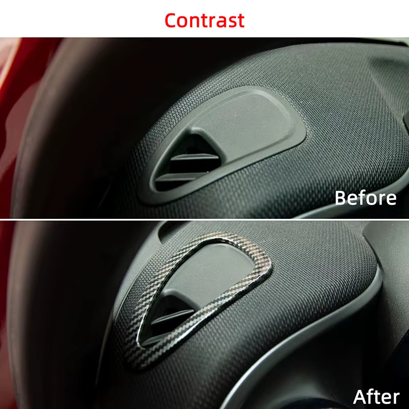 Dashboard Air Outlet Dekoration Rahmen Styling Innen Zubehör für Mercedes Smart 453 Fortwo Forfour von so-dope - Bild 5