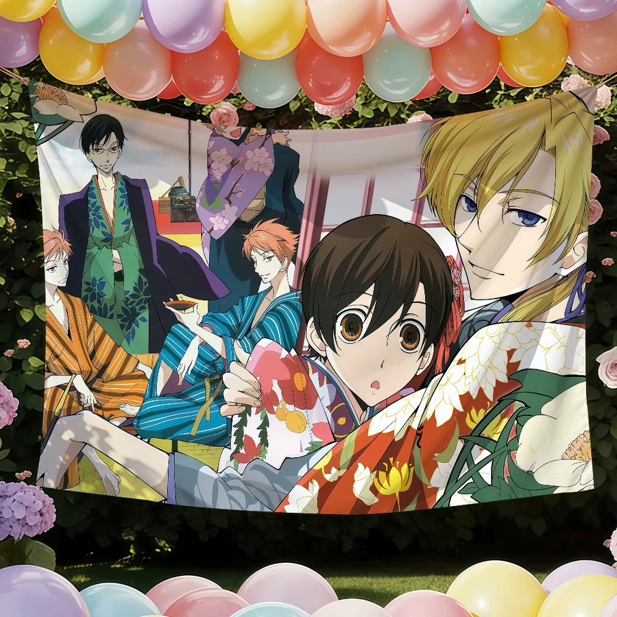 Anime Ouran High School Host Club Wandbanner Dekoration, Mehrfarbig, B/H: 60 x 40 cm - Bild 2