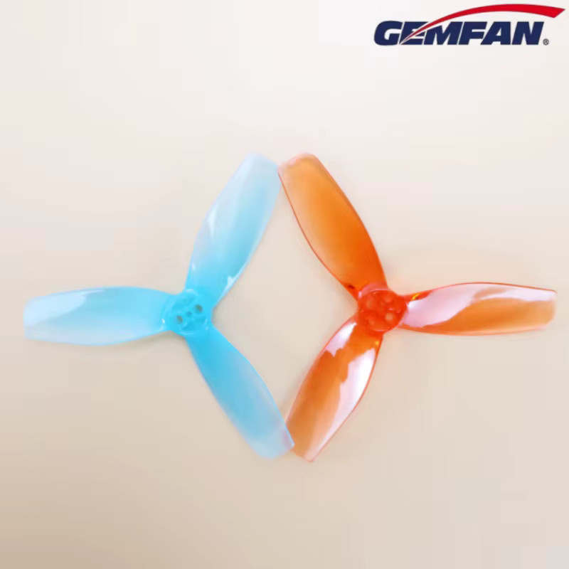 GEMFAN 3024 3-Blatt-Propeller 3 Zoll, 4-teiliges Set, Blau, Bunt / Mehrfarbig - Bild 1