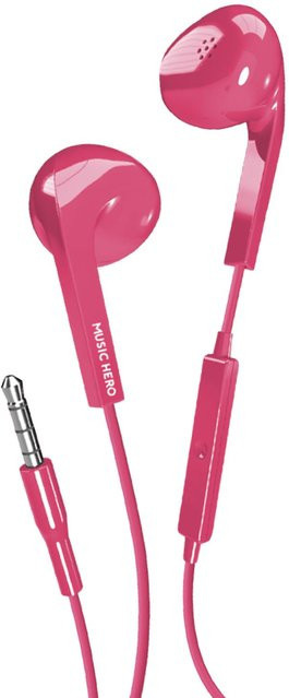 SBS In-Ear Kopfhörer mit 3,5-mm-Klinkenstecker in Pink - Bild 1