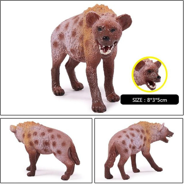 Oenux Wilde Afrikanische Tiere Tiger Hyaenidae, Actionfigur, Kunststoff, ab 3 Jahre - Bild 1