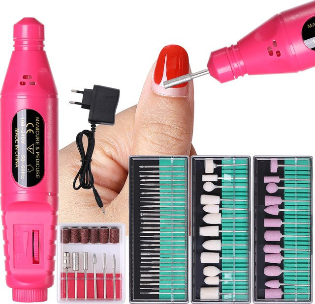 YIKOOLIN Elektrisches Nagelbohrer-Set 6-in-1, Unisex - Bild 1