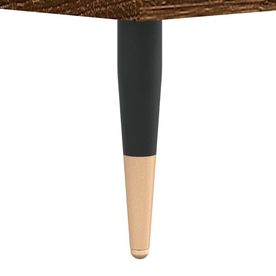vidaXL Couchtisch modern in Braun, B/T/H: 60 x 50 x 36,5 cm - Bild 4