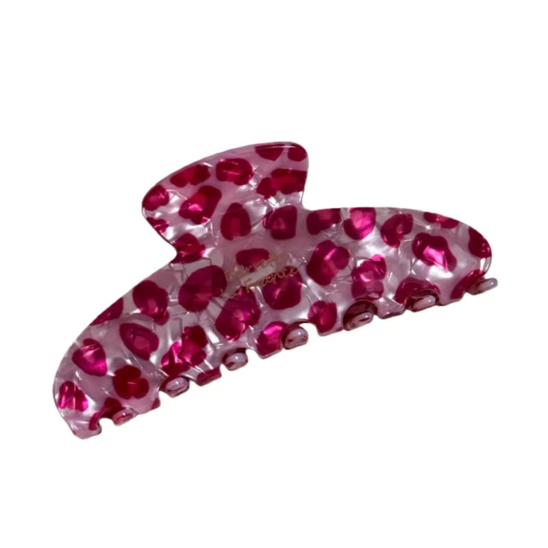 Haarklammer Leopardenmuster, rosa, Damen - Bild 3