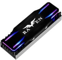 SilverStone SST-TP03-ARGB Passiver NVMe M.2 SSD Kühlkörper in Schwarz - Bild 1