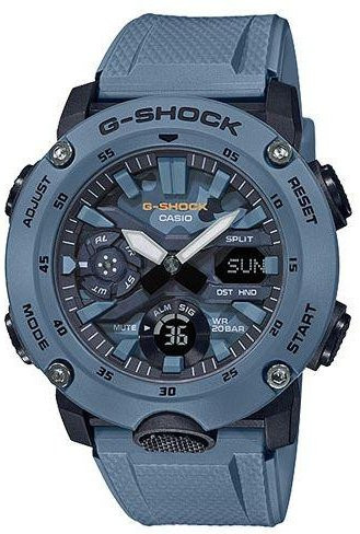 Casio G-SHOCK Armbanduhr, Quarz, Kunststoff, Blau, Herren - Bild 1