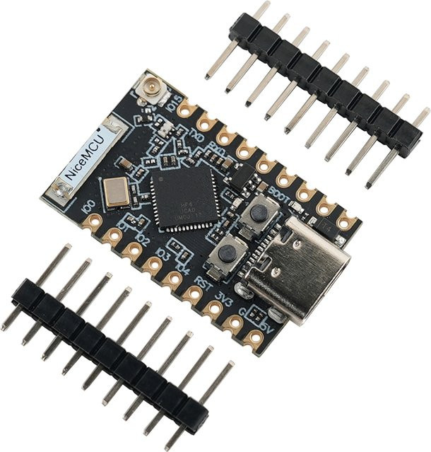 StemEdu ESP32-C5 Core Board IoT-Entwicklungsboard mit RISC-V 32-Bit, WiFi 6, BLE 5.3, Zigbee 3.0, Thread 1.4 und USB-C-Anschluss in Schwarz - Bild 1