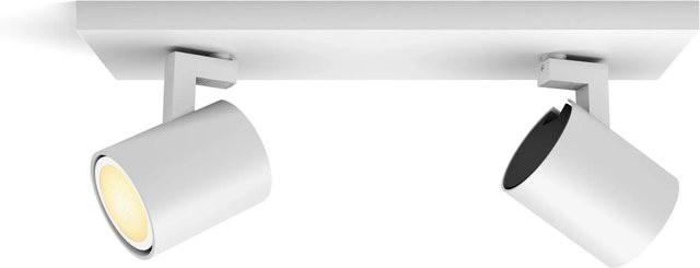 Philips Hue Runner 2-flammiger LED-Deckenstrahler GU10 White Ambiance in Weiß mit Bluetooth und Dimmerfunktion - Bild 1