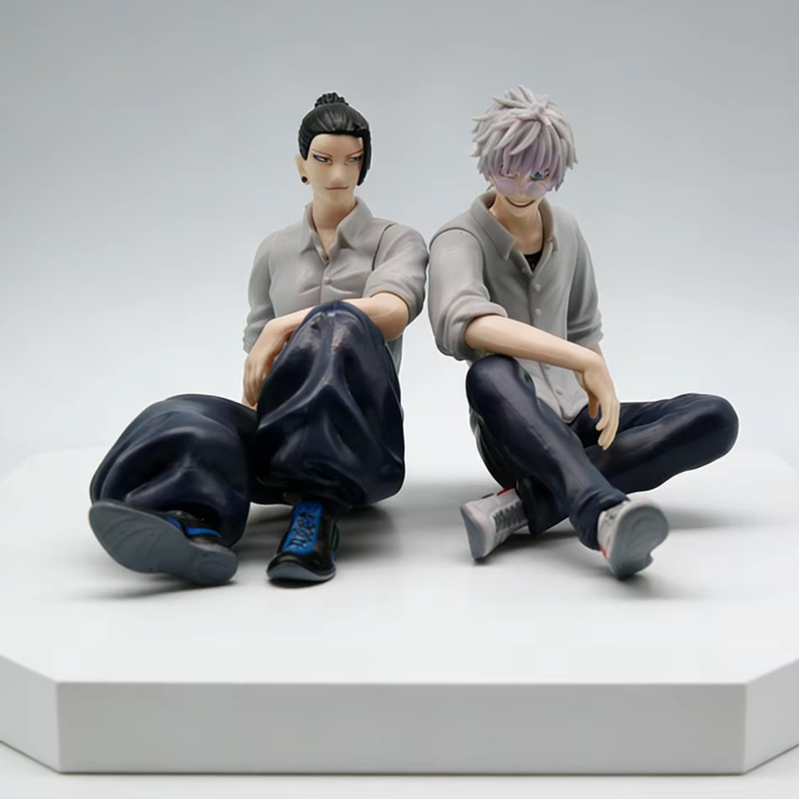 Jujutsu Kaisen Satoru Gojo Suguru Geto, Sammelmodelle, Sitzende Pose, Kunststoff - Bild 3