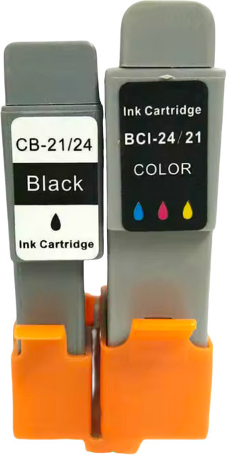 einkshop Tintenpatrone BCI-21 BCI-24 kompatibel mit Canon BJC 2000 2100 2115 2120 400 410 400j 4000 Druckern - Bild 1