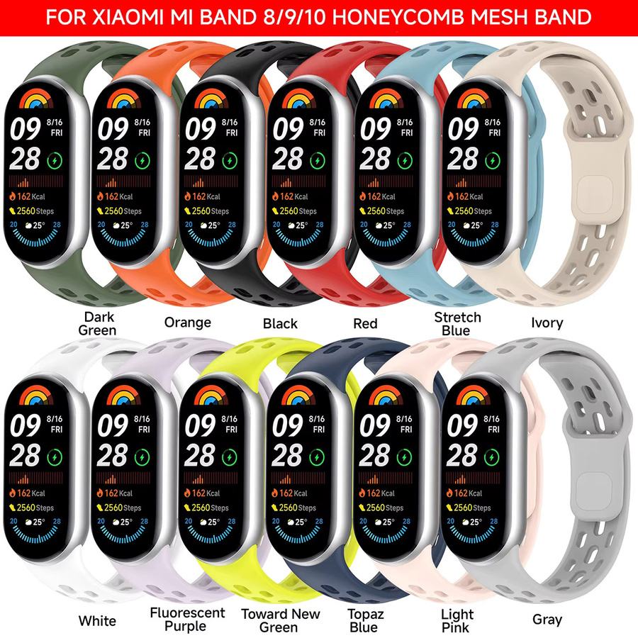 OAKCHARM Uhrenarmband TPU, Xiaomi Mi Band 10 9 8, Unisex - Bild 2