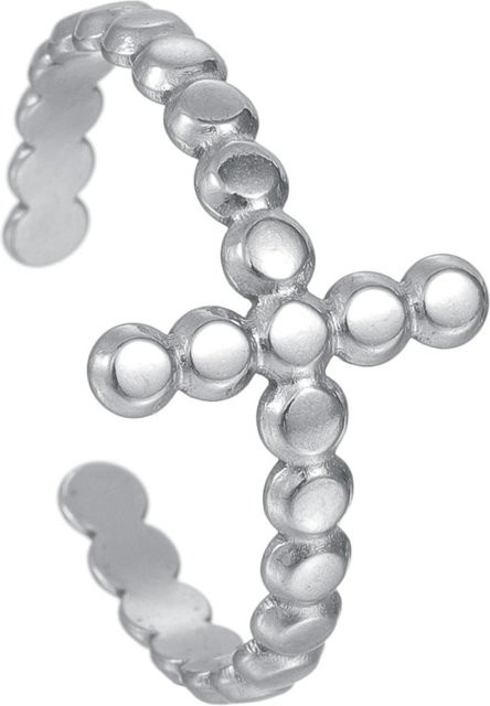 Boboman Manschettenring, Kreuz, Goldfarbe, Silber, Unisex, Verstellbar - Bild 1