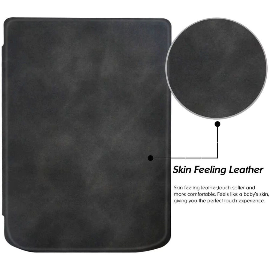 Pocketbook Verse und Verse Pro E-Reader Case Filio Ultra Slim Cover in Schwarz mit Auto Wake/Sleep Funktion und weicher TPU-Schutzhülle - Bild 4
