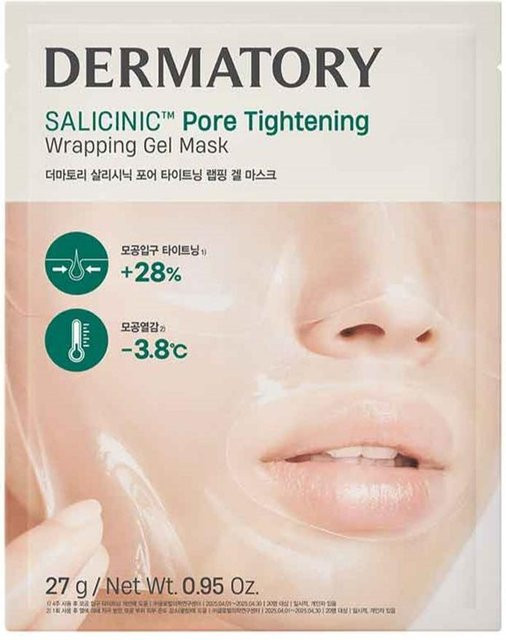 Dermatory Salicinic Porenverengende Wrapping Gel Maske, 27g, Salicylsäure - Bild 1