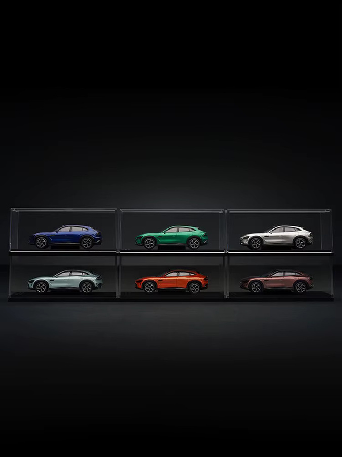 Xiaomi Yu7 Diecast-Automodell-Set, 1:64, Metall, 6-farbig - Bild 3