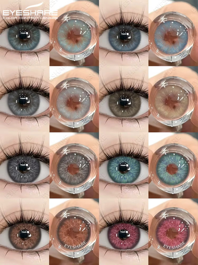 EYESHARE Kontaktlinsen, blau-grau, Unisex - Bild 3