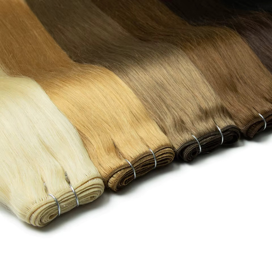 Echthaar-Bündel für Damen, Braun, Brasilianisches Haar - Bild 4