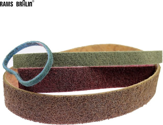 RAMS BRALIN Vlies-Nylon-Schleifband für grobes Schleifen und feines Polieren - Bild 1