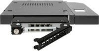 ICY Dock ToughArmor MB411SKO-B Laufwerksschachtadapter von 5,25 Zoll Slim Line auf 2,5 Zoll, Schwarz - Bild 1