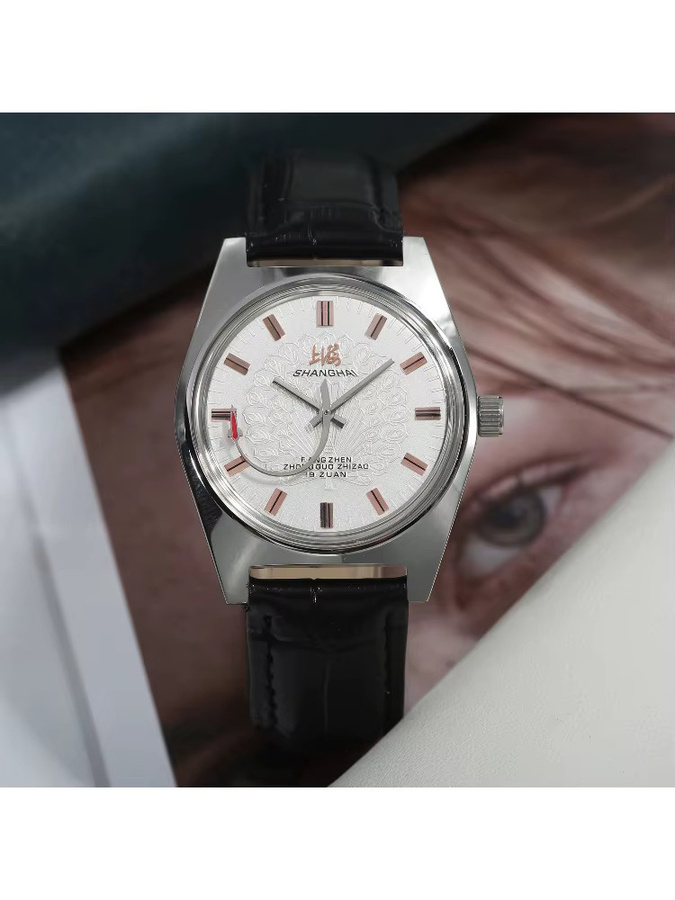HEIMDALLR Analoguhr, Handaufzug, Edelstahl, 36 mm, Leder, Herren - Bild 7