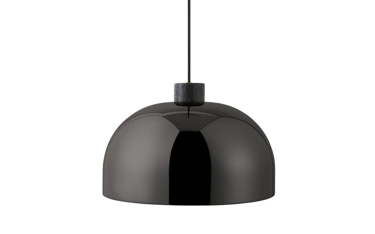 Normann Copenhagen Grant Pendelleuchte in Schwarz aus Metall und Stein - Bild 2