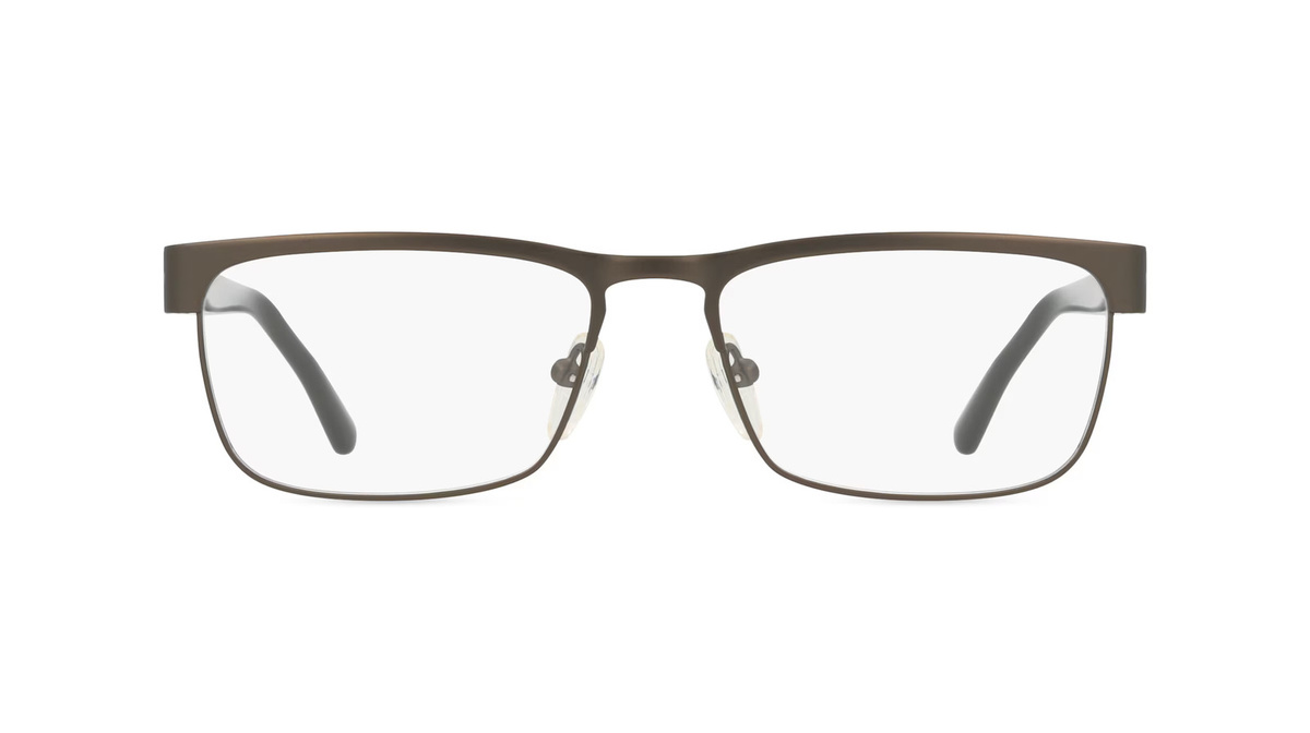 Fielmann MC 573 FLEX CL Korrektionsbrille, Herren, Vollrand, Quadratisch, Edelstahl, grau, schwarz - Bild 1