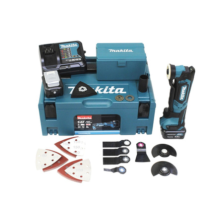 Makita Akku-Multifunktionswerkzeug TM30DSMJX5 mit 12 V Akku und Zubehör