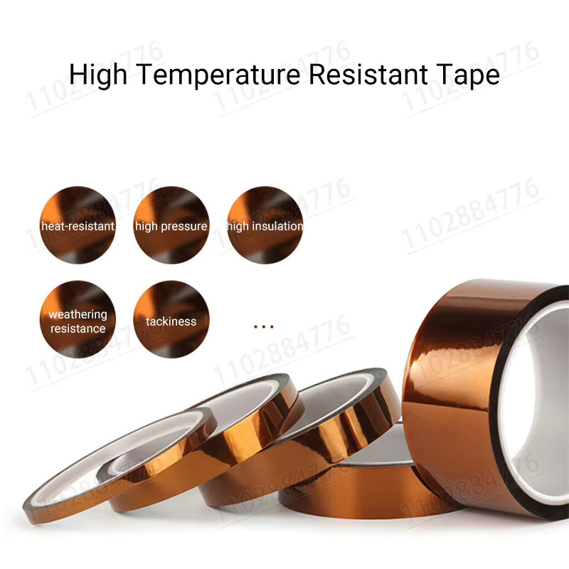 DIVEDEER Polyimid-Kapton-Band in Orange, hitzebeständiges und hochtemperaturisolierendes Elektronik-Schweißband für den professionellen Industrieeinsatz - Bild 2