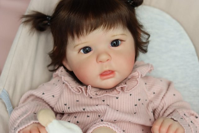 NPK Reborn-Puppe Ward, realistische Sammlerpuppe, 20-Zoll, mit weichem Stoffkörper, 3D-Hautadern, eingewachsenem Haar - Bild 1